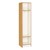 72" H One-Wide Single-Tier Locker without Doors - Shown w/ Light Oak finish